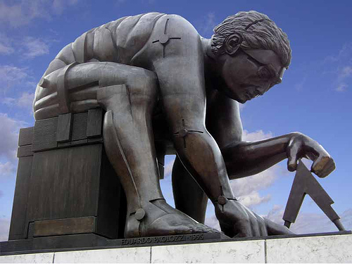 "Newton by Eduardo Paolozzi" by grytr. Some rights reserved.